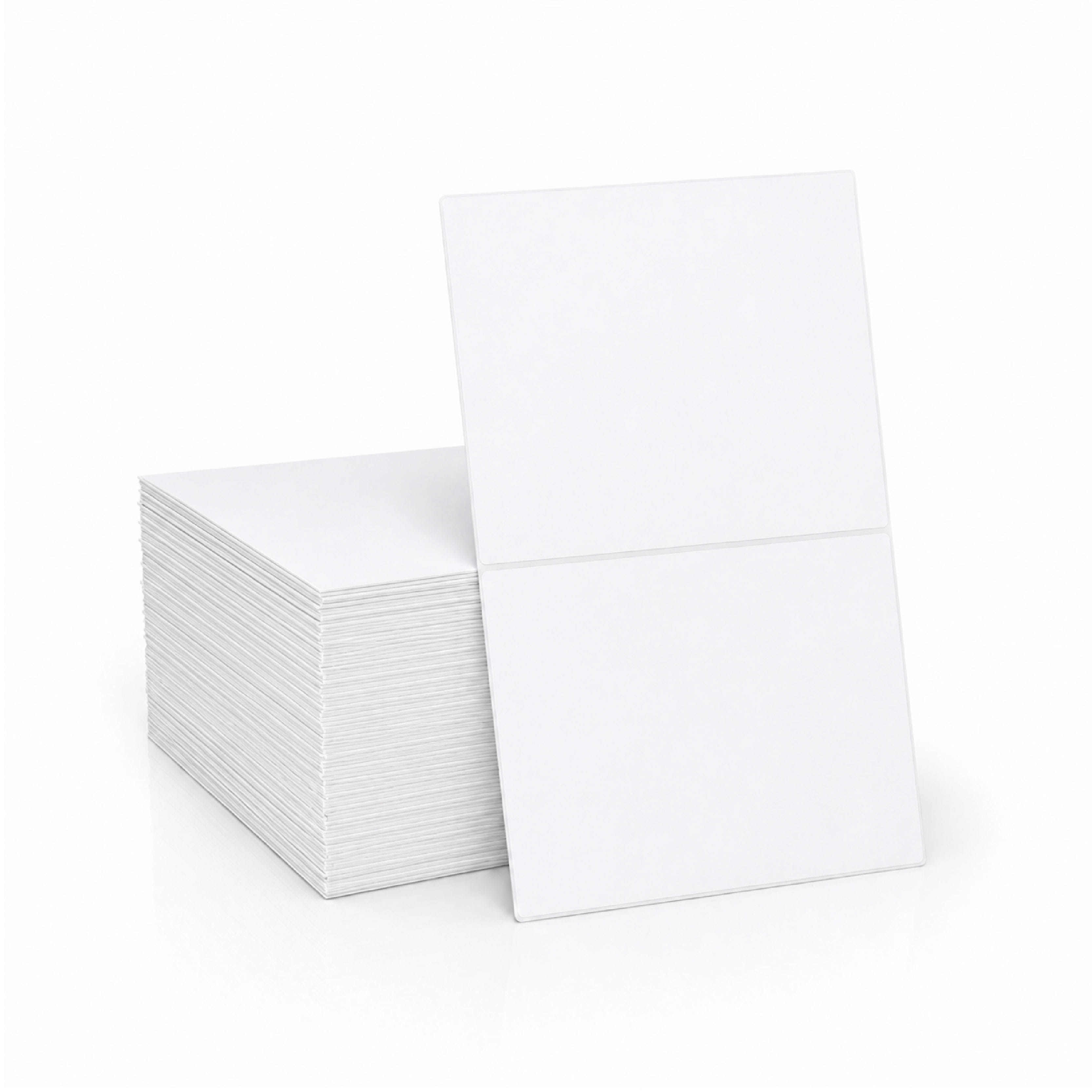 กระดาษสติ๊กเกอร์ความร้อน ITCAN 100X100 1000 แผ่น แบบพับ LABEL STICKER_2